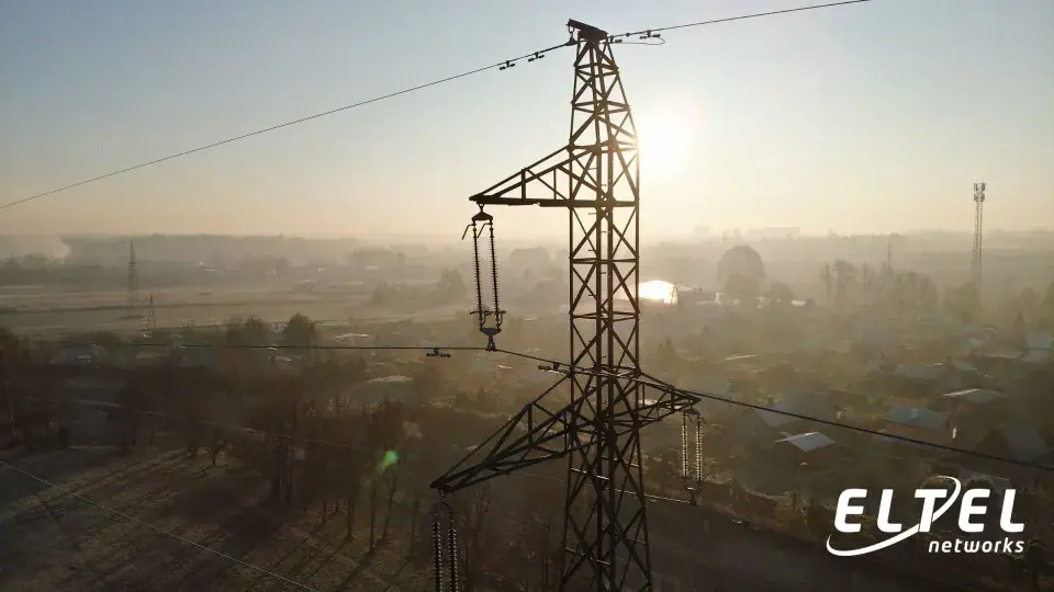 Obchód odgórny dronem linii energetycznej 110 kV Żabiniec – Borynia