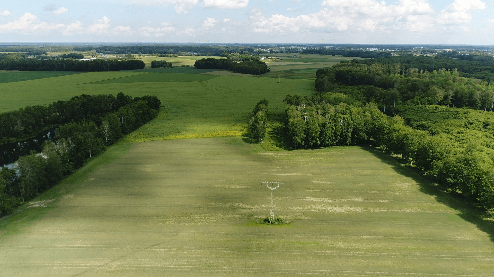 Drony | Inwentaryzacja napowietrznej linii energetycznej wysokiego napięcia